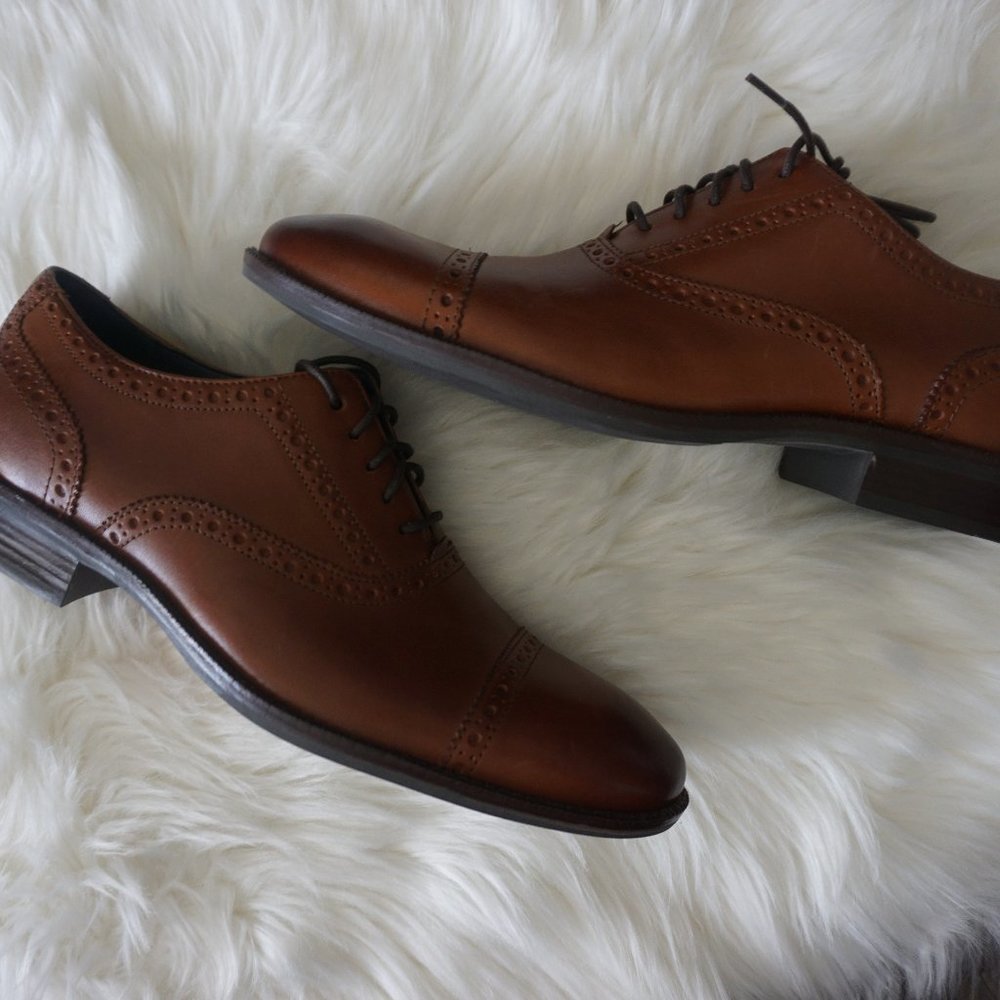 Cole Haan WAYNE CAP TOE OXFORD C30689 British Tan